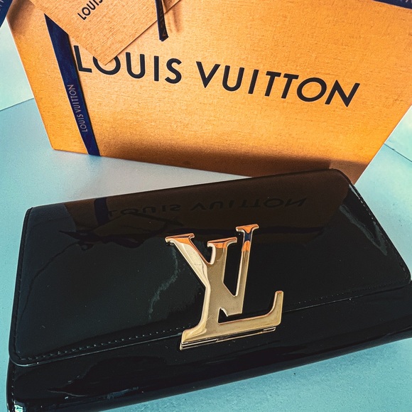 Louis Vuitton Evening Bag / Pochette Louis EW Ver Noir M90083 - Picture 1 of 5